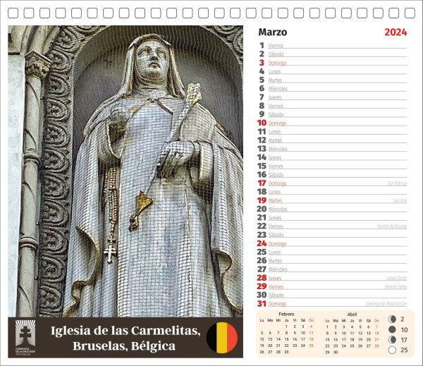 Calendario "Cruces de Caravaca por el Mundo" - Imagen 5